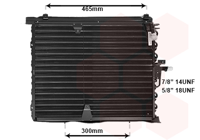 Airco condensor Van Wezel 30005170