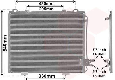 Airco condensor Van Wezel 30005232