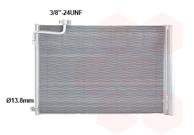 Airco condensor Van Wezel 30005775