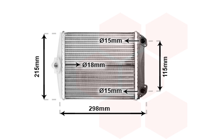 Kachelradiateur Van Wezel 30006171