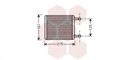 Kachelradiateur Van Wezel 30006442