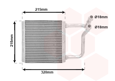 Kachelradiateur Van Wezel 30006451