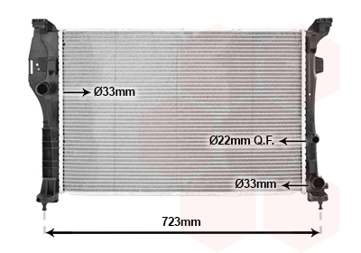 Radiateur Van Wezel 30012712