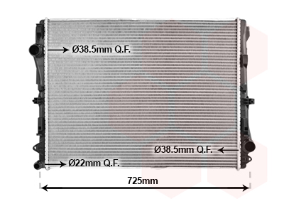 Radiateur Van Wezel 30012723