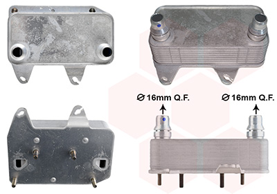 Oliekoeler, automatische transmissie Van Wezel 30013736