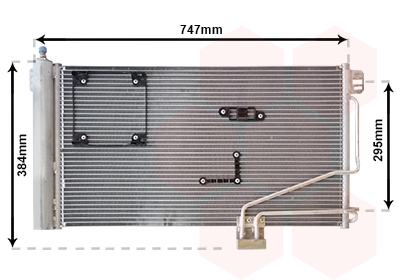 Airco condensor Van Wezel 30015298