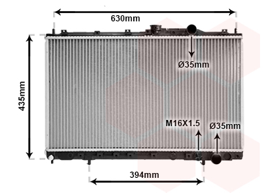 Radiateur Van Wezel 32002064