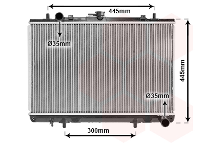 Radiateur Van Wezel 32002188