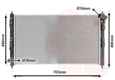 Radiateur Van Wezel 32002201