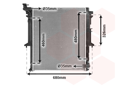 Radiateur Van Wezel 32002203