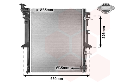 Van Wezel Radiateur 32002204