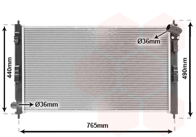 Radiateur Van Wezel 32002207