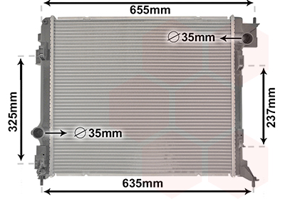 Radiateur Van Wezel 33002444