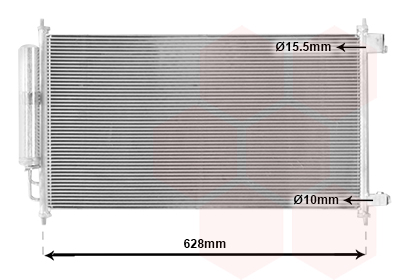 Airco condensor Van Wezel 33005372