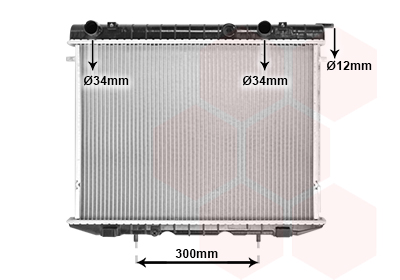 Radiateur Van Wezel 37002175