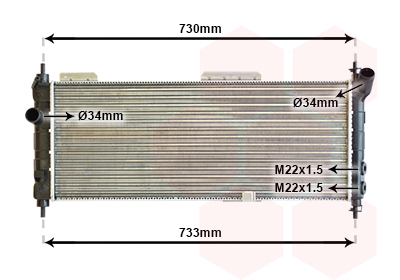 Van Wezel Radiateur 37002203