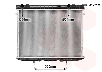 Radiateur Van Wezel 37002213