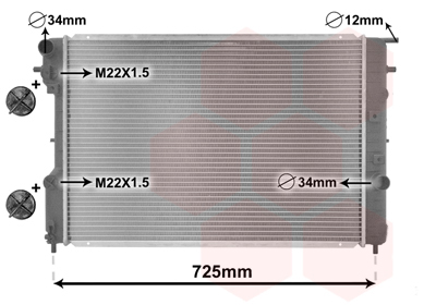 Van Wezel Radiateur 37002248