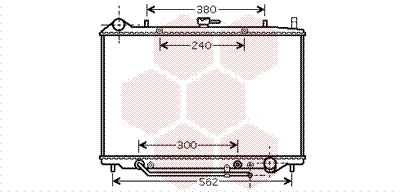 Radiateur Van Wezel 37002455