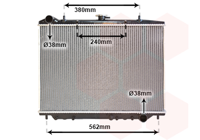 Radiateur Van Wezel 37002456