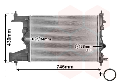 Van Wezel Radiateur 37002487