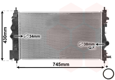 Van Wezel Radiateur 37002488