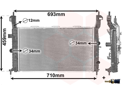 Van Wezel Radiateur 37002582