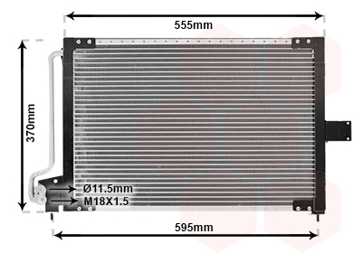 Airco condensor Van Wezel 37005209