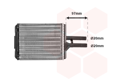 Kachelradiateur Van Wezel 37006216