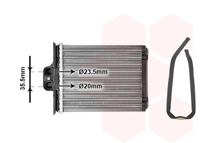 Kachelradiateur Van Wezel 37006217