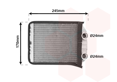 Kachelradiateur Van Wezel 37006315