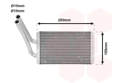 Kachelradiateur Van Wezel 37006570