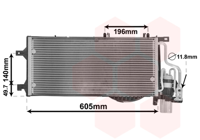 Airco condensor Van Wezel 37015370