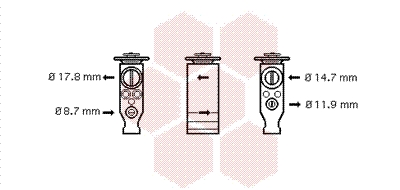 Airco expansieklep Van Wezel 40001357