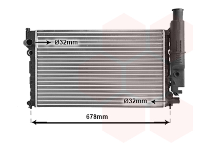 Radiateur Van Wezel 40002097