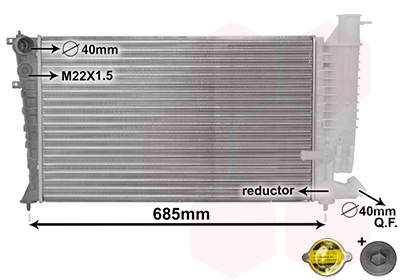 Van Wezel Radiateur 40002142