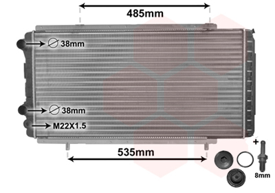 Van Wezel Radiateur 40002150