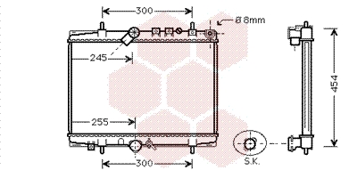 Radiateur Van Wezel 40002202