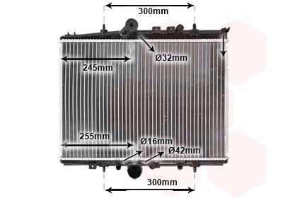 Radiateur Van Wezel 40002217