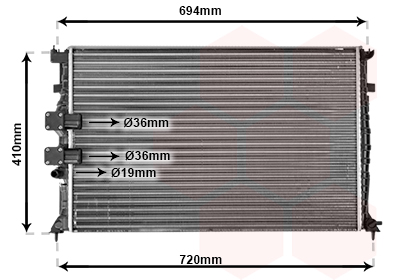 Radiateur Van Wezel 40002231