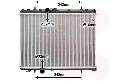 Radiateur Van Wezel 40002265