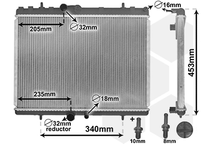 Van Wezel Radiateur 40002269