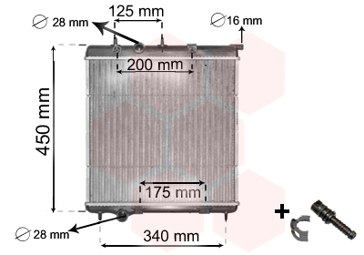 Van Wezel Radiateur 40002298