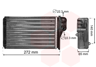 Kachelradiateur Van Wezel 40006292