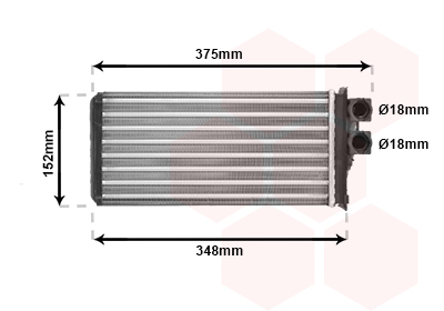 Kachelradiateur Van Wezel 40006359