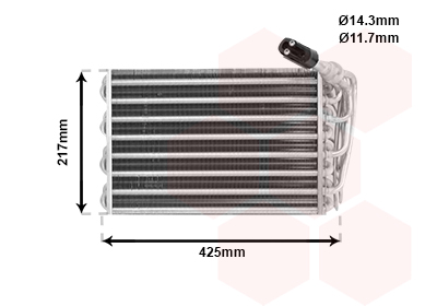 Airco verdamper Van Wezel 4000V010