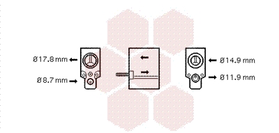 Airco expansieklep Van Wezel 43001333