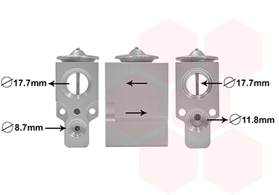 Airco expansieklep Van Wezel 43001488