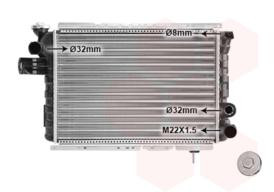 Van Wezel Radiateur 43002009