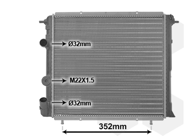 Van Wezel Radiateur 43002053